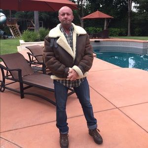AVIREX LTD FLIGHT JACKET - AUTHENTIC !!! Sheepskin