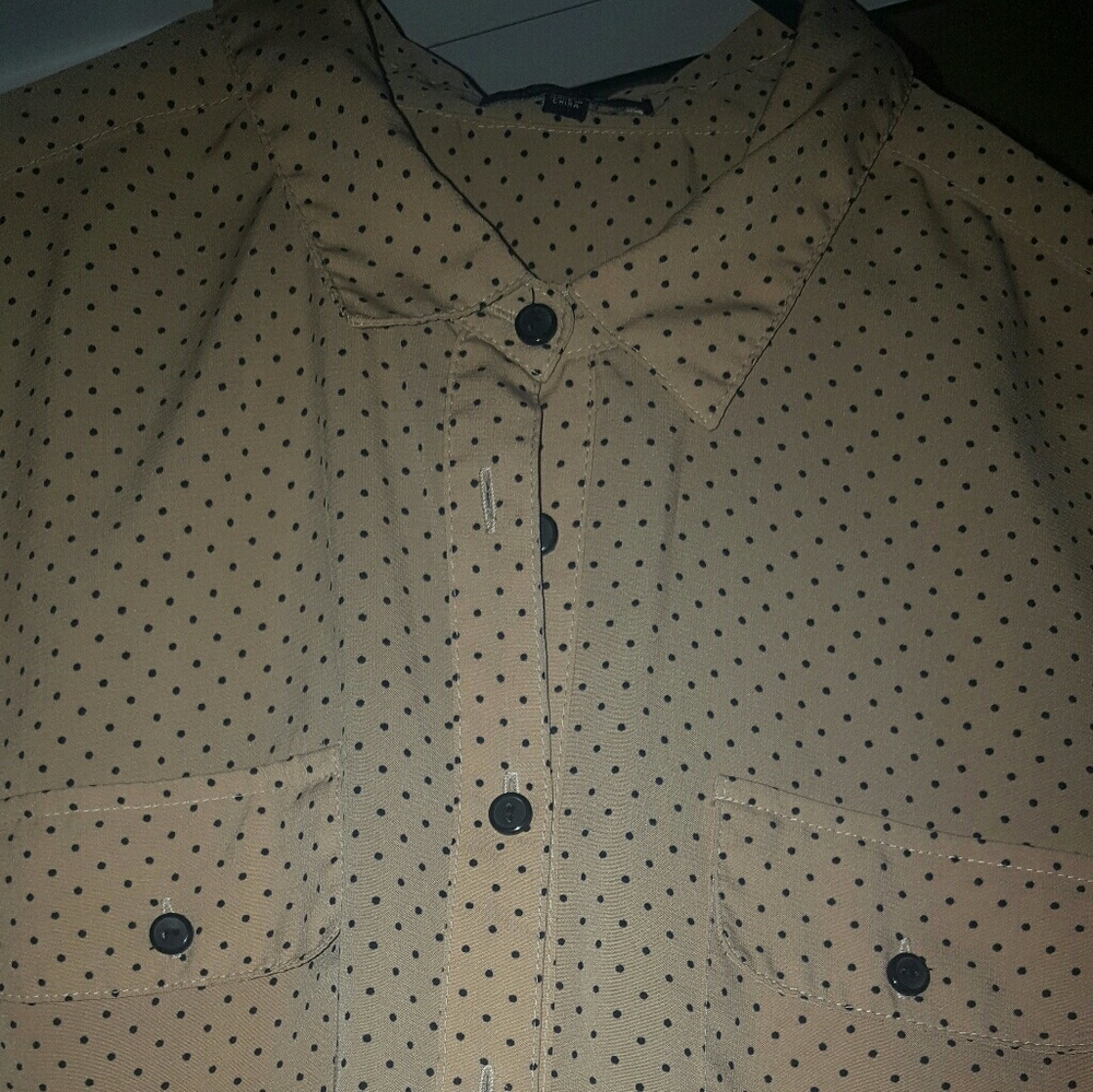 Ladies polka-dotted Blouse in XL