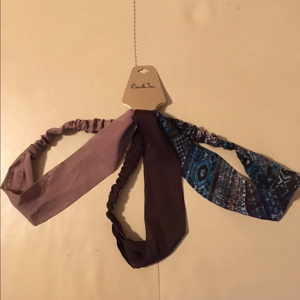 NWT Set of 3 Headbands