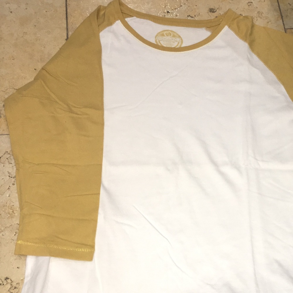 Cotton on! Never worn. Men's shirt. Yellow sleeve