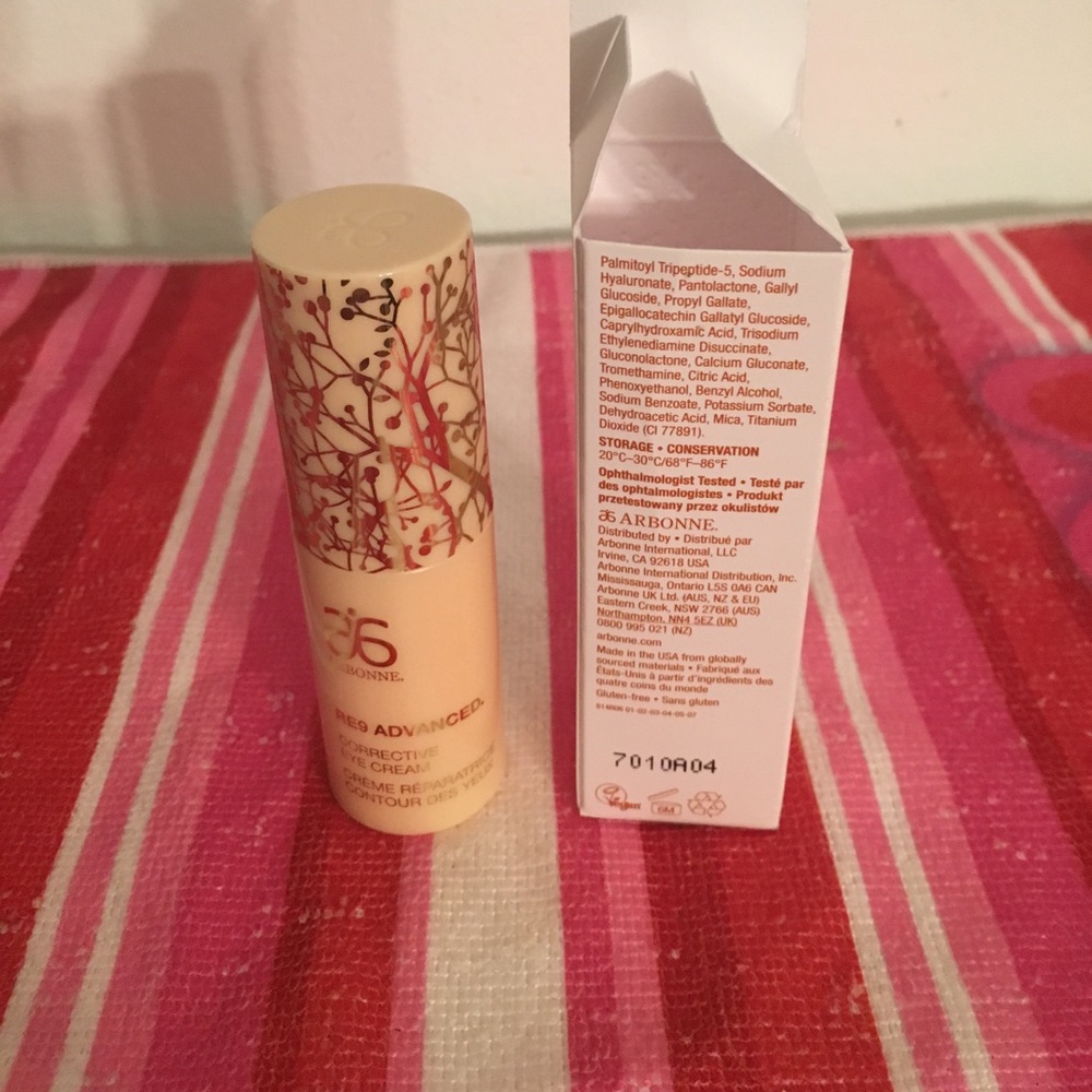 Arbonne Corrective Eye Cream.