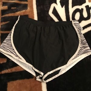 Zebra Print Running Shorts