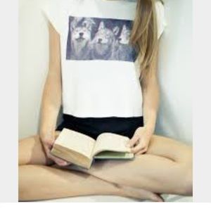 ❌SALE❌♡ Brandy Melville wolf tee shirt ♡