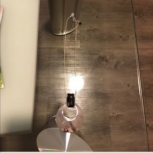 Large statement necklace.