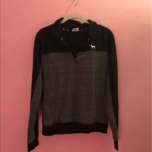 PINK half zip sweatshirt