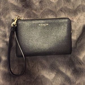Coach Corner Zip Wristlet