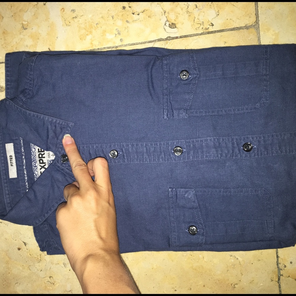 Express fitted button down. Never worn.