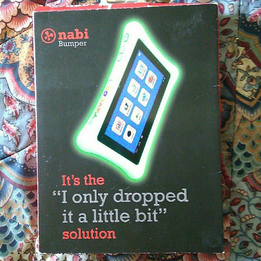 A nabi drop safe tablet holder