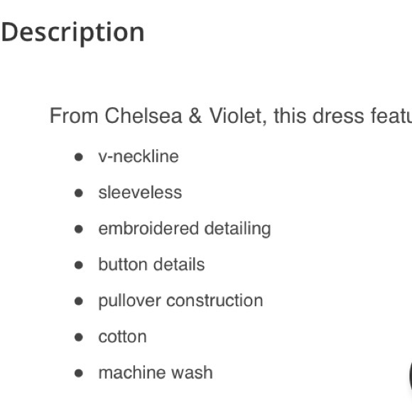 🌺🌴HPX3🌴🌺Chelsea & Violet white summer dress - Picture 4 of 5