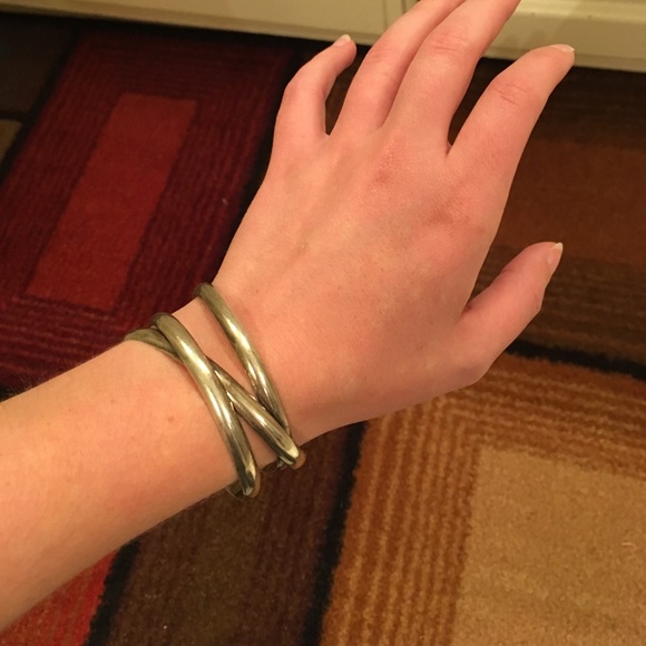 Authentic silver bangle - Picture 2 of 4