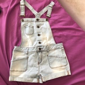 Denim overalls light blue