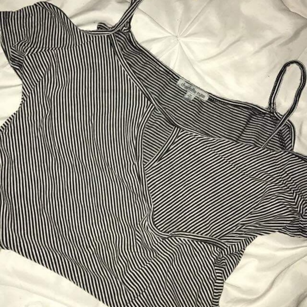Stripped. Crop Top