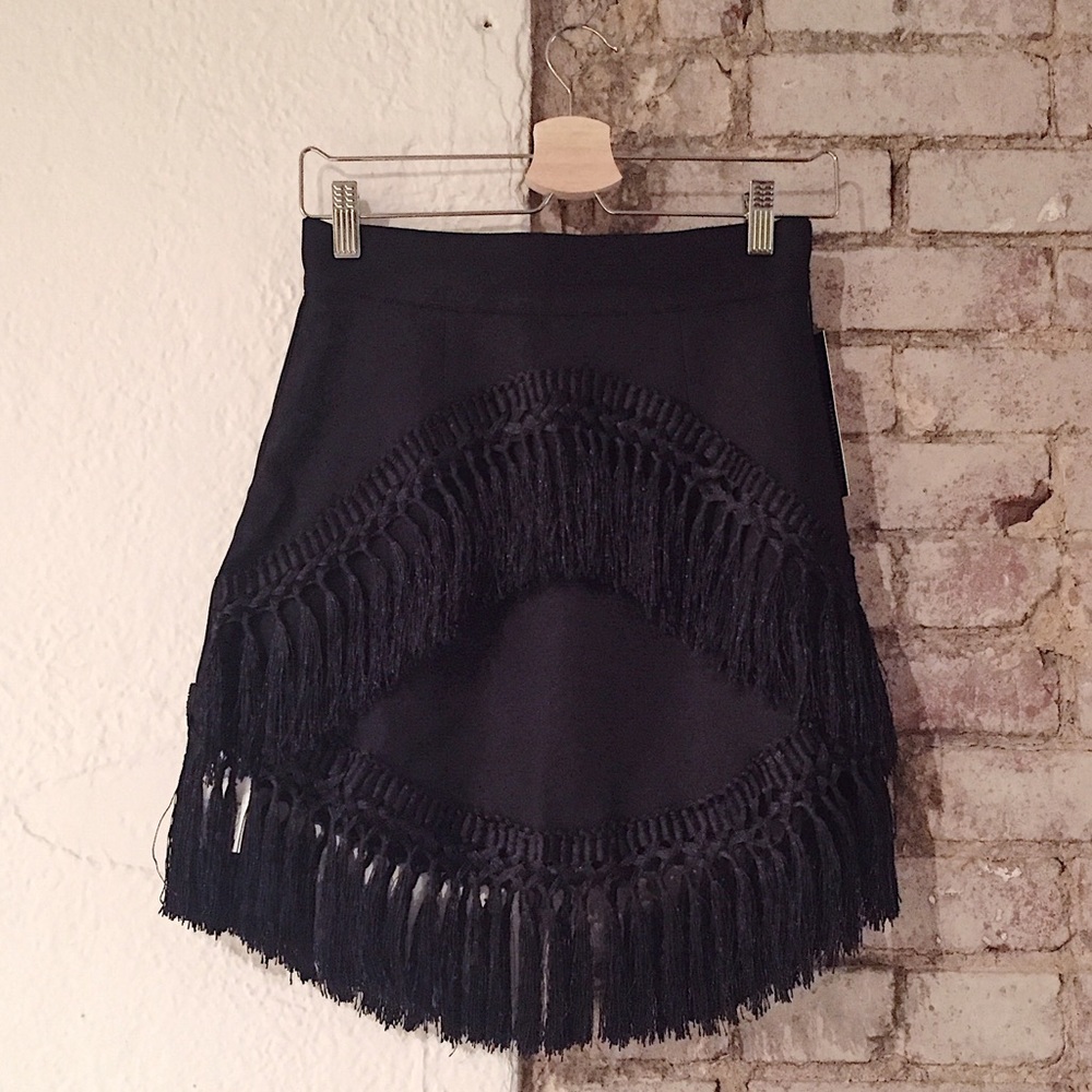 NWT STORETS Tassel Mini Skirt