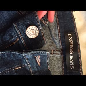 Women's Mid-Rise Express skinny jeans