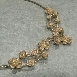 Anthro Flower Necklace