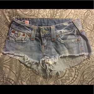 True Religion Jean Shorts