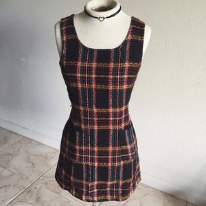 90s Plaid Clueless Mini Dress