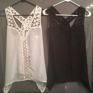 Two GUESS Olivia Tank Tops