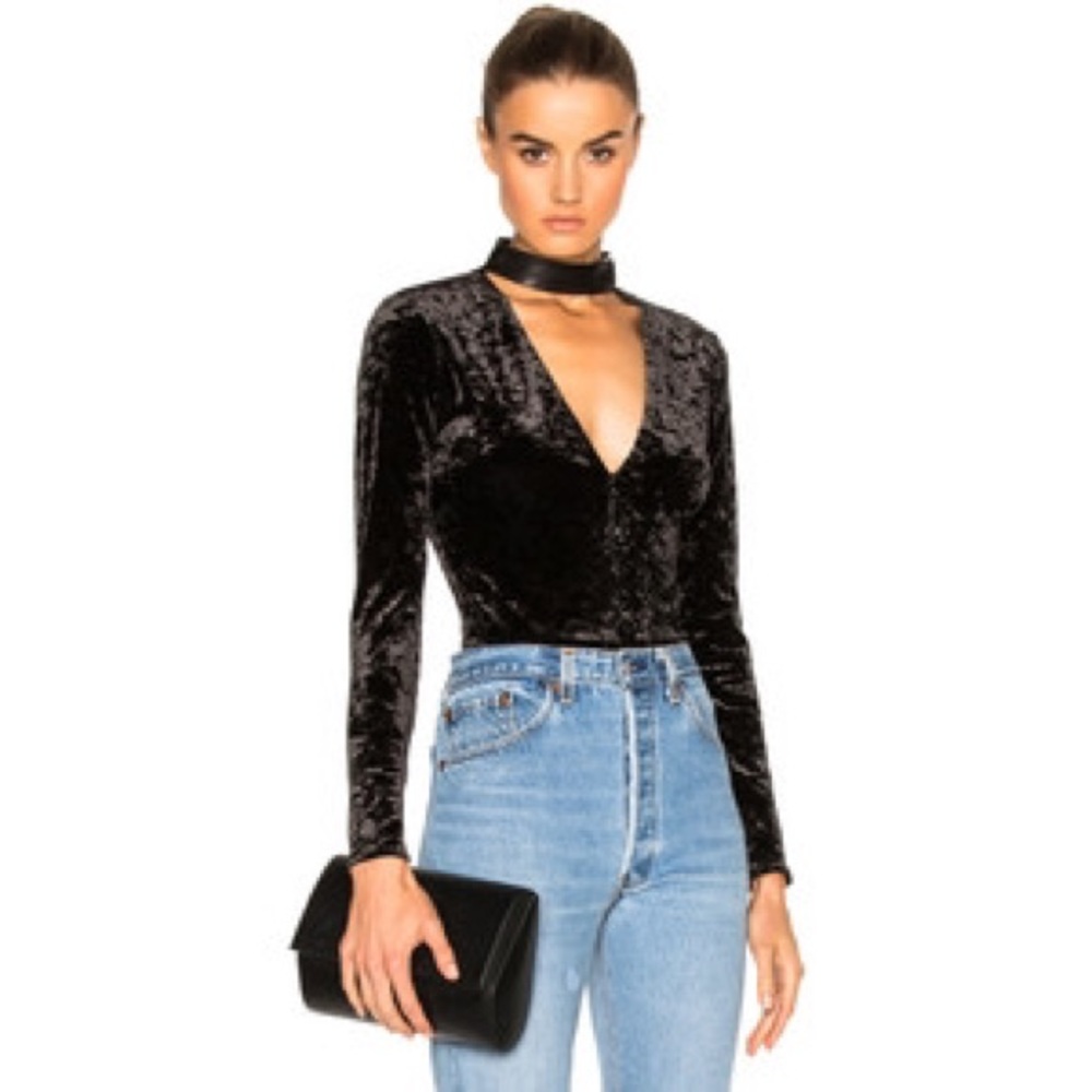 Madison & Berkley (Nordstrom) - Velvet Bodysuit