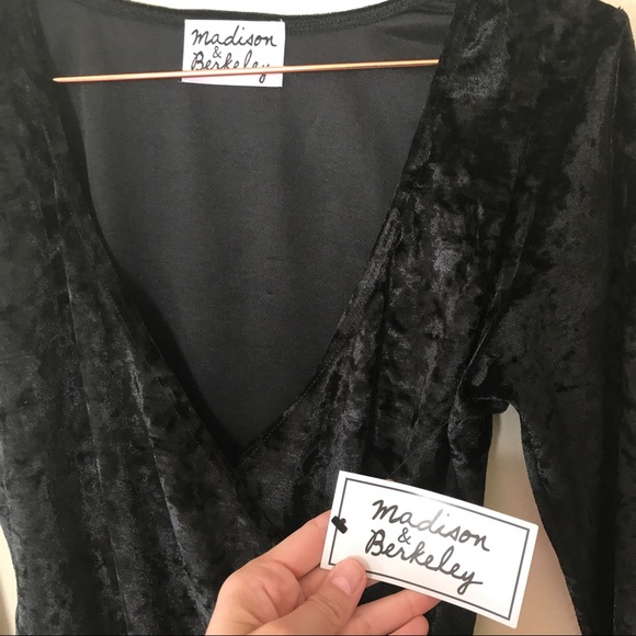 Madison & Berkley (Nordstrom) - Velvet Bodysuit - Picture 4 of 4