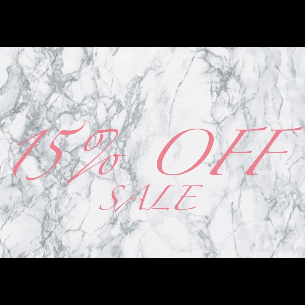 15%off ENTIRE PURCHASE