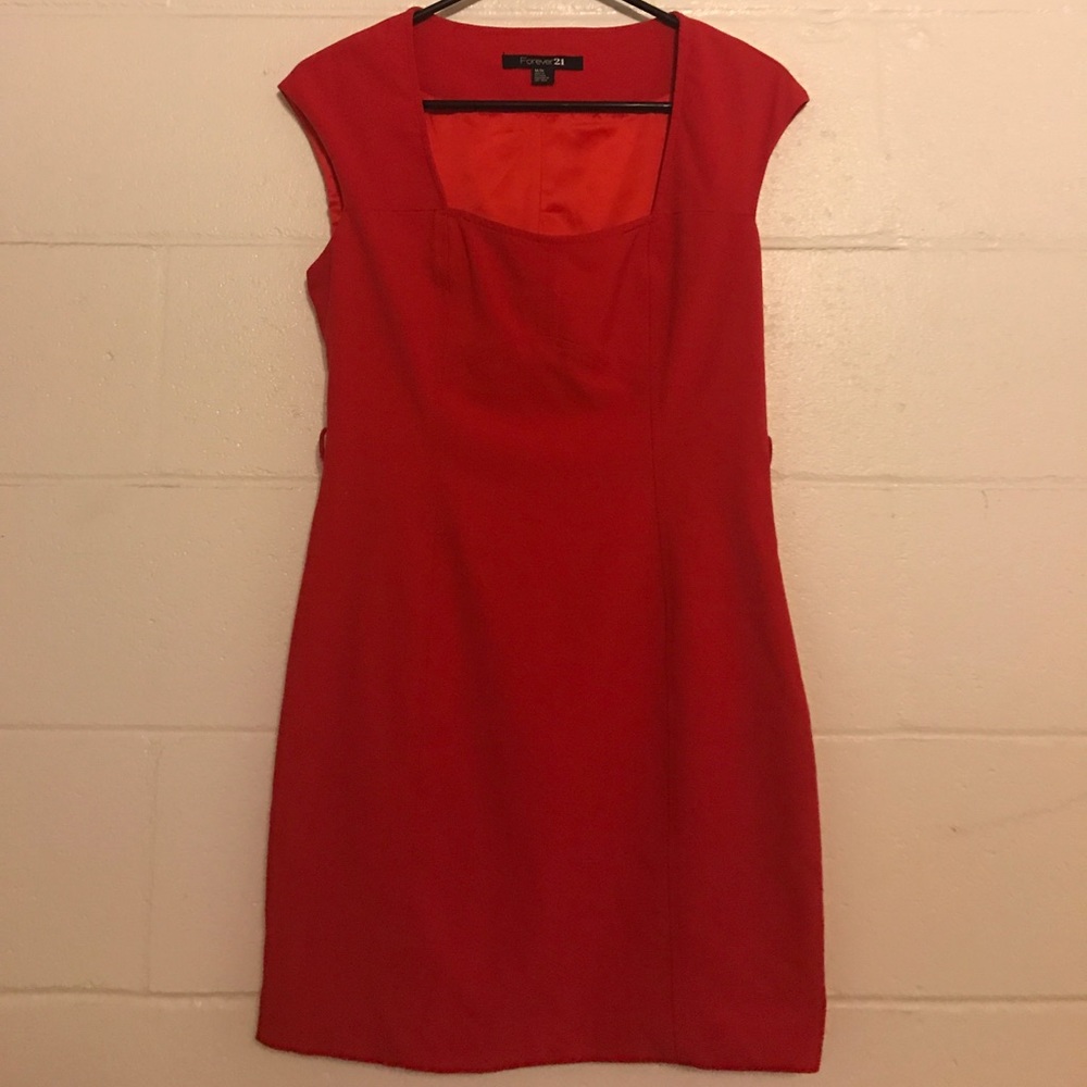 Red Forever 21 dress