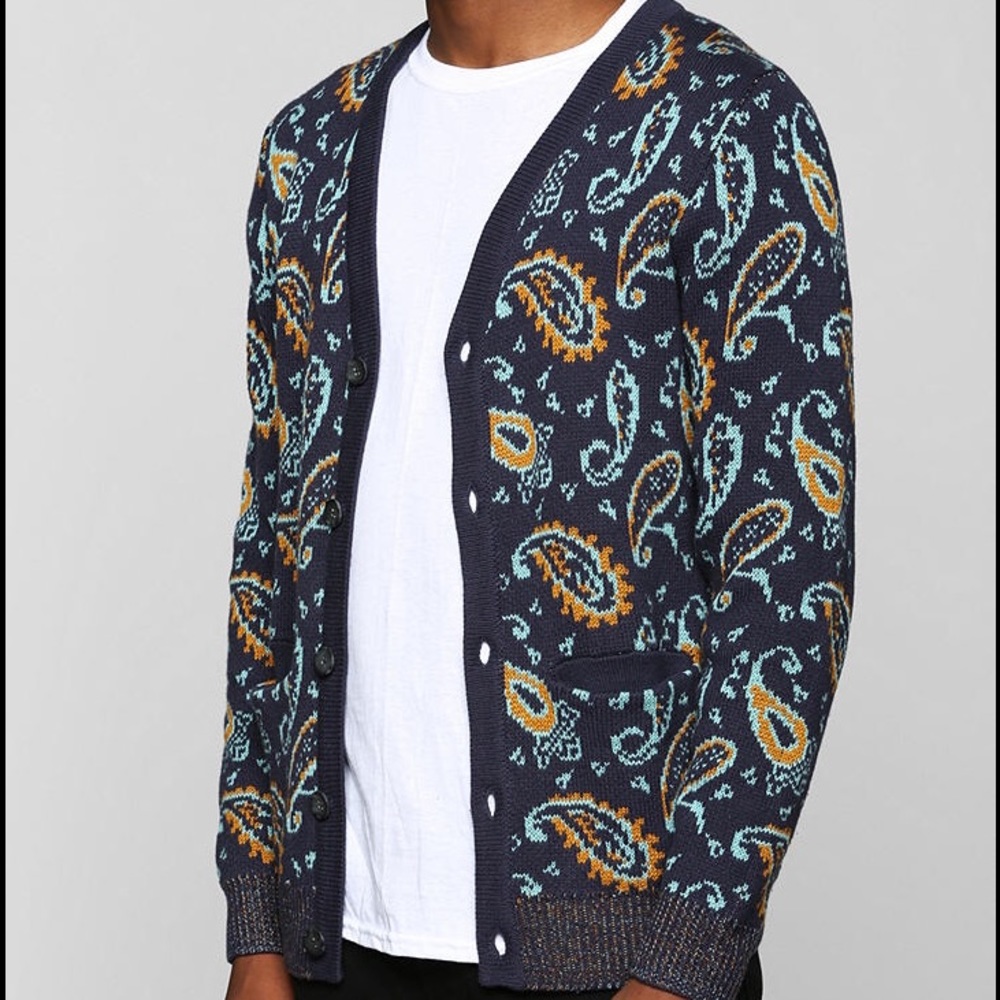 Paisley Knit Cardigan by Urban Outfitters