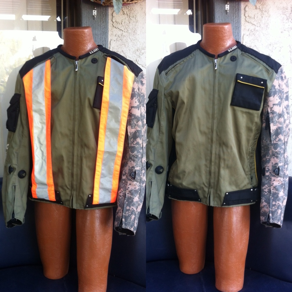 U.S. Army PowerTrip motorcycle jacket size XL