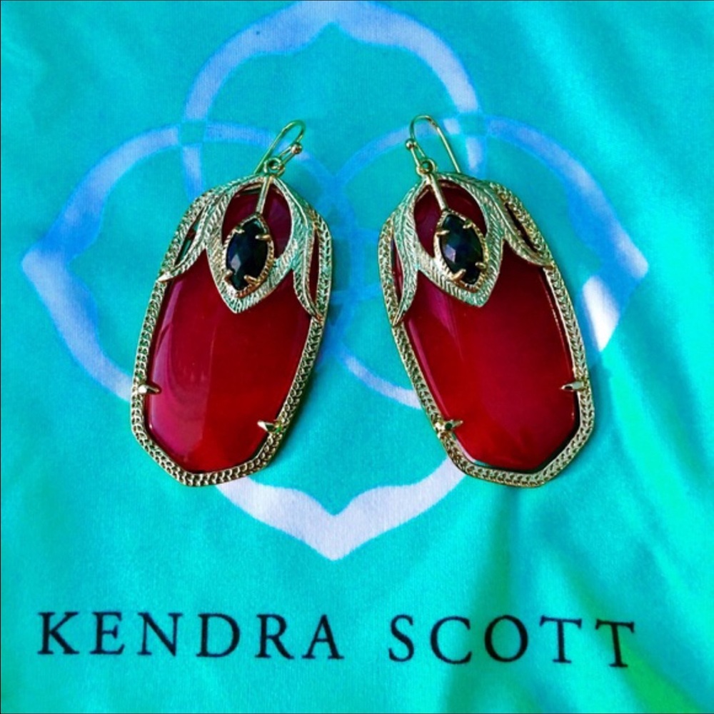 Kendra Scott Darby earrings.