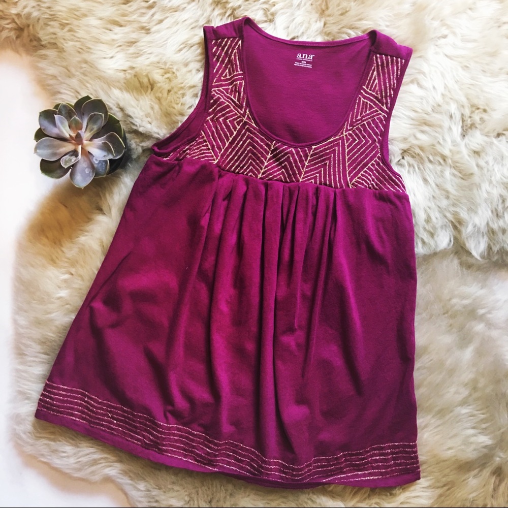 🆑 a.n.a. Eggplant and Gold Tank