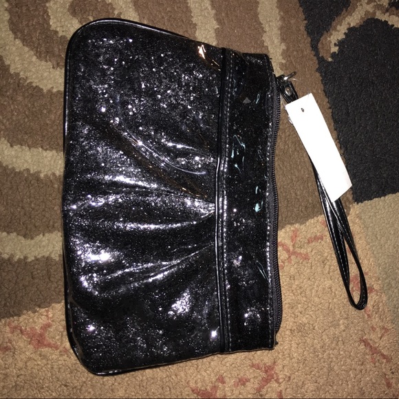 Nwt glitter wristlet with top zipper - Picture 3 of 11
