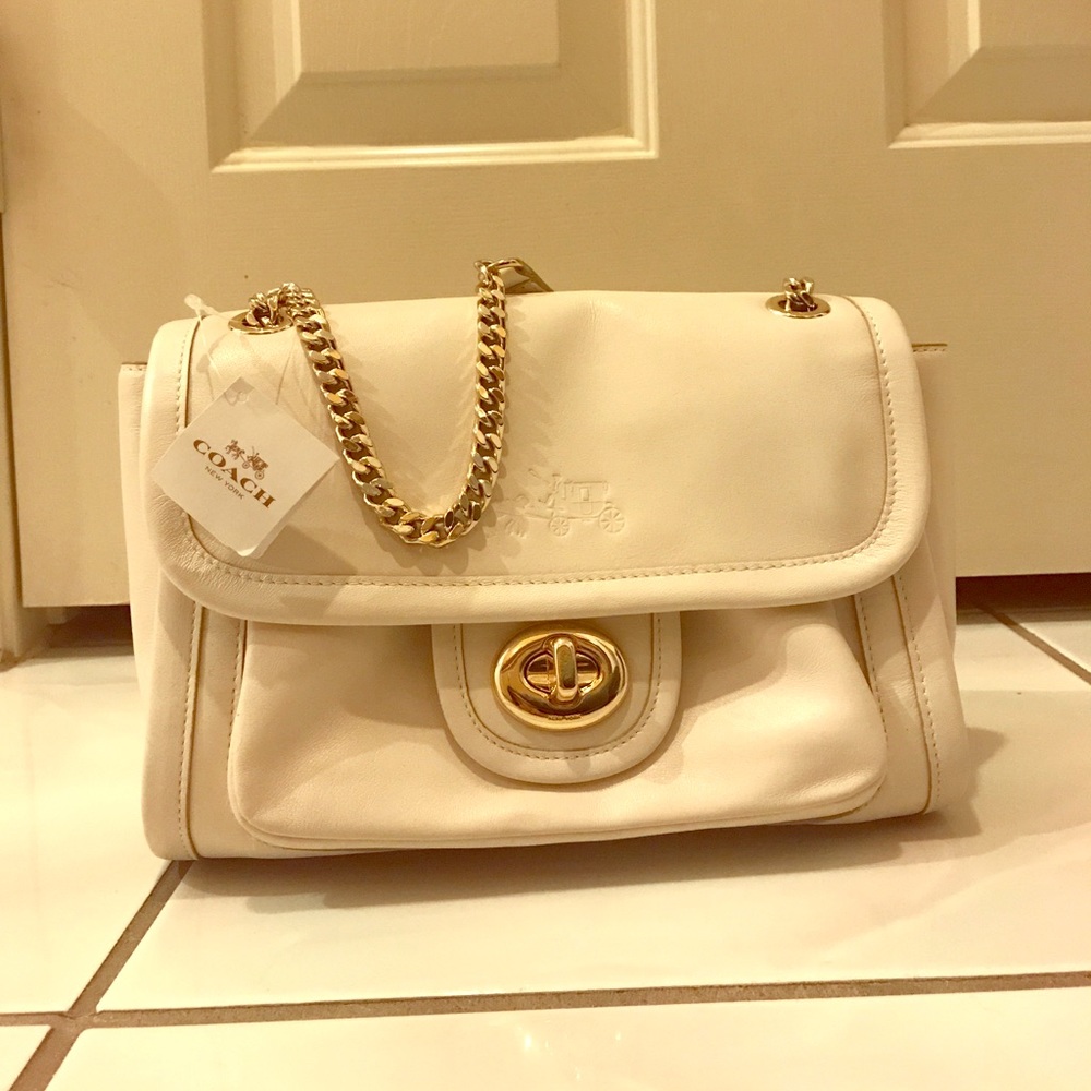 White coach purse