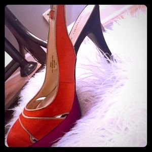 Audrey Brooke Satin Heels