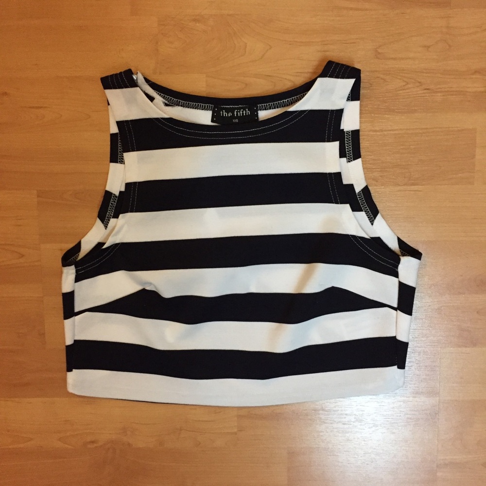 Split Back Crop Top - image 1