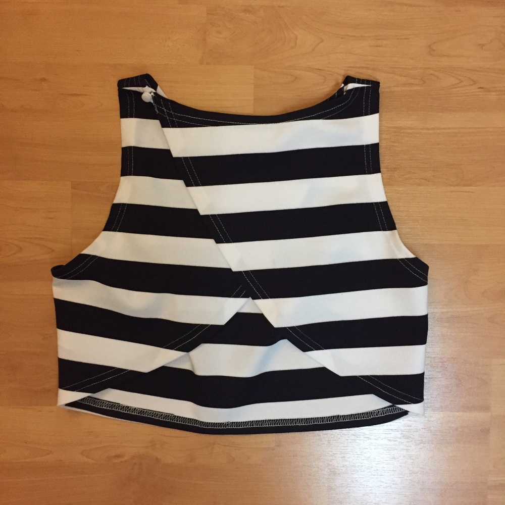 Split Back Crop Top - image 2