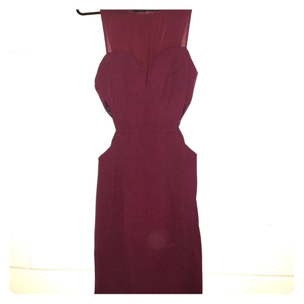 Deep red Forever 21 dress