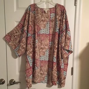 Ornate Print Kimono