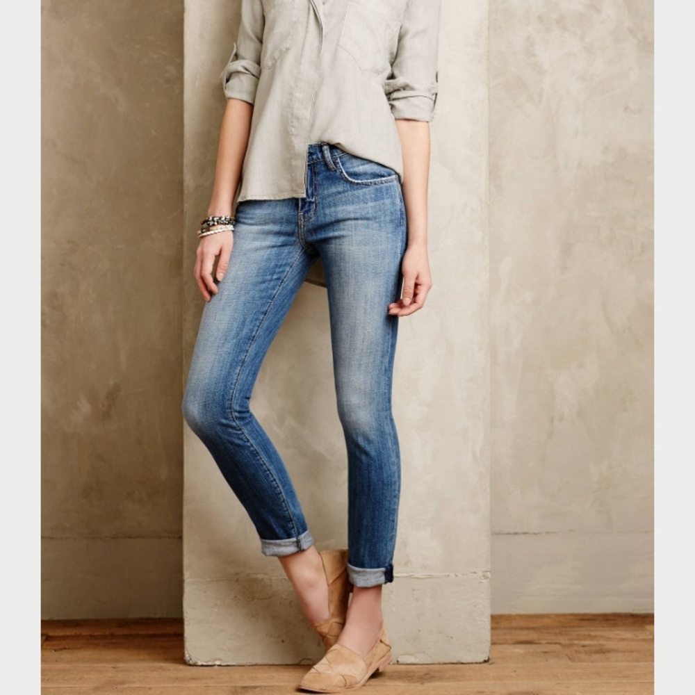 Current Elliot Rolled Skinny Jeans