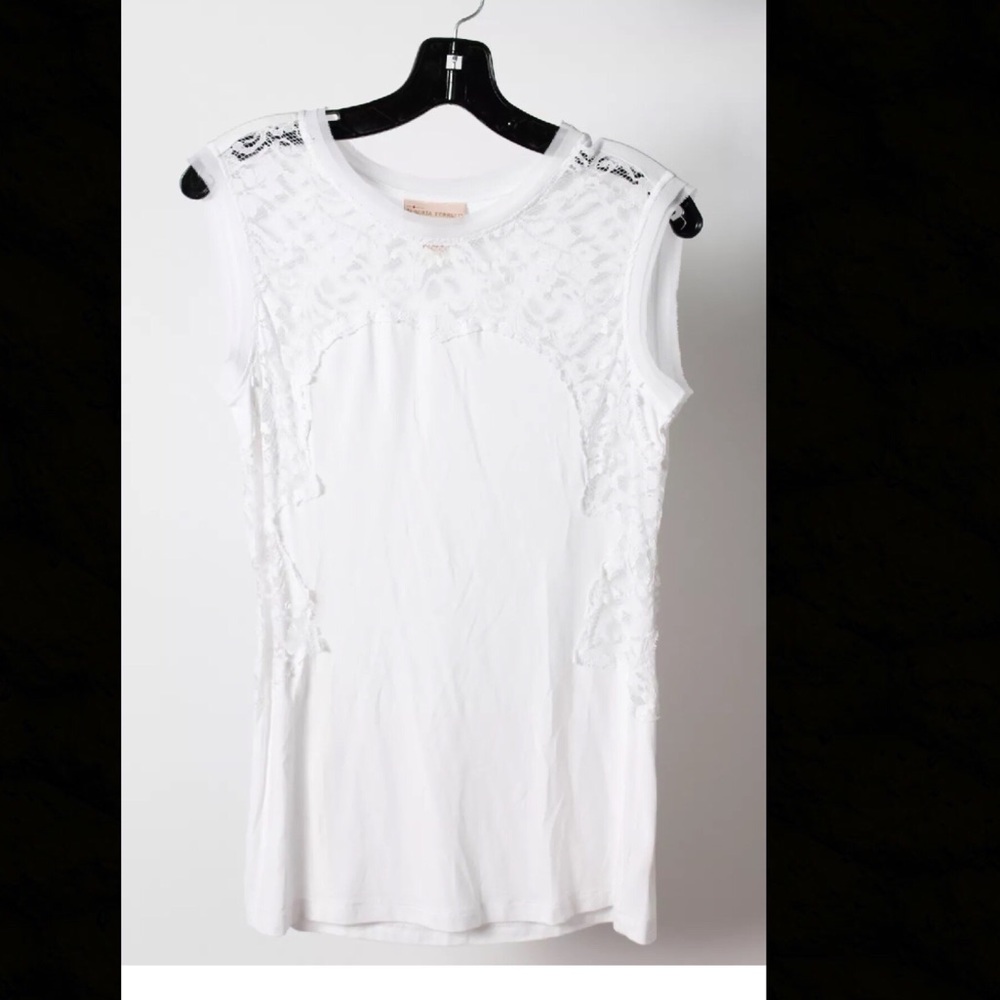 Alberta Ferretti White sleeveless tshirt S