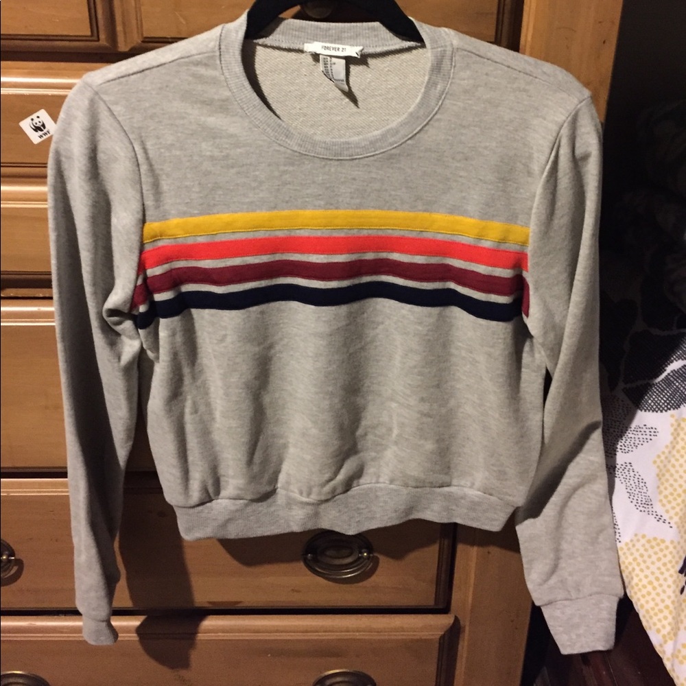 F21 Cropped Sweater