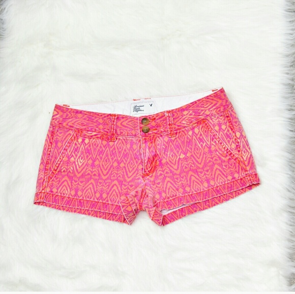 American Eagle Outfitters Pants - American Eagle Pink Printed Shorts