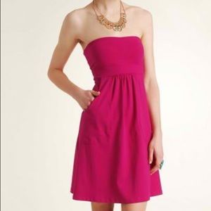 Susana Monaco Pink Strapless Dress, Size M