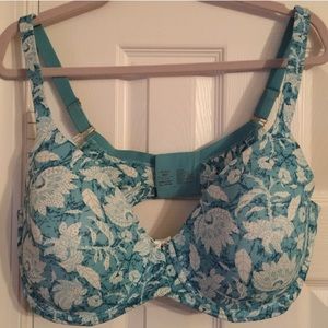 Soma blue Caribbean print bra