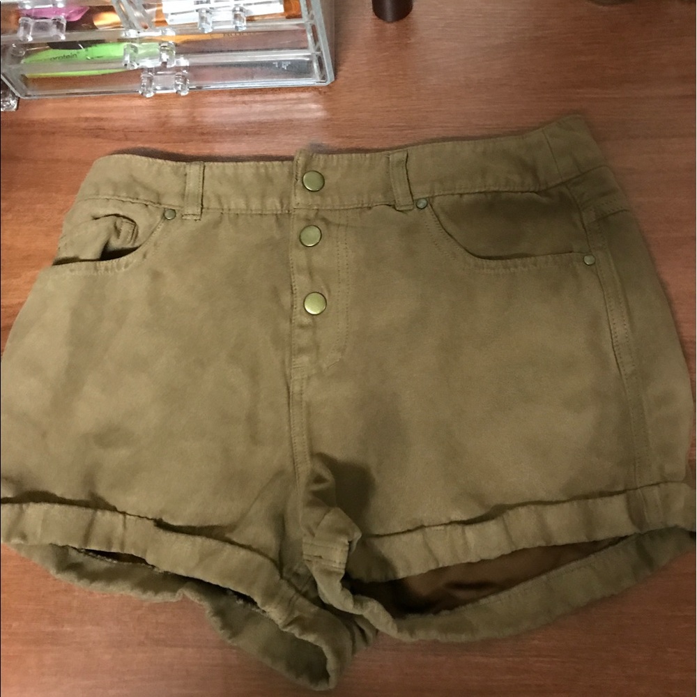 Army colored shorts