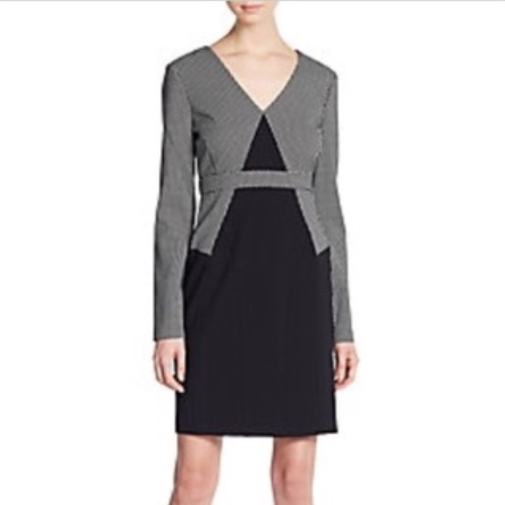 NWT DVF Black and Gray Dress 4