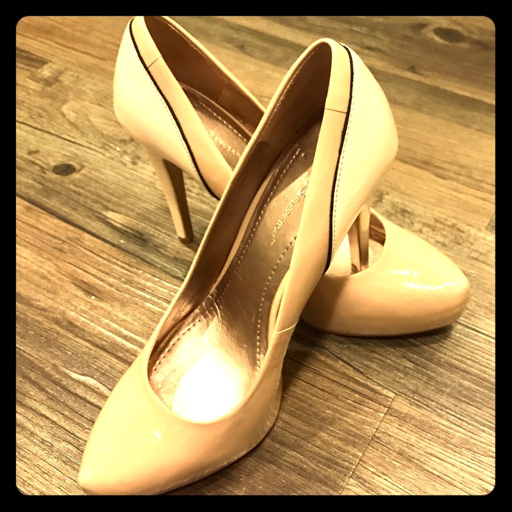 BCBG Generation Nude Two-Toned Pumps