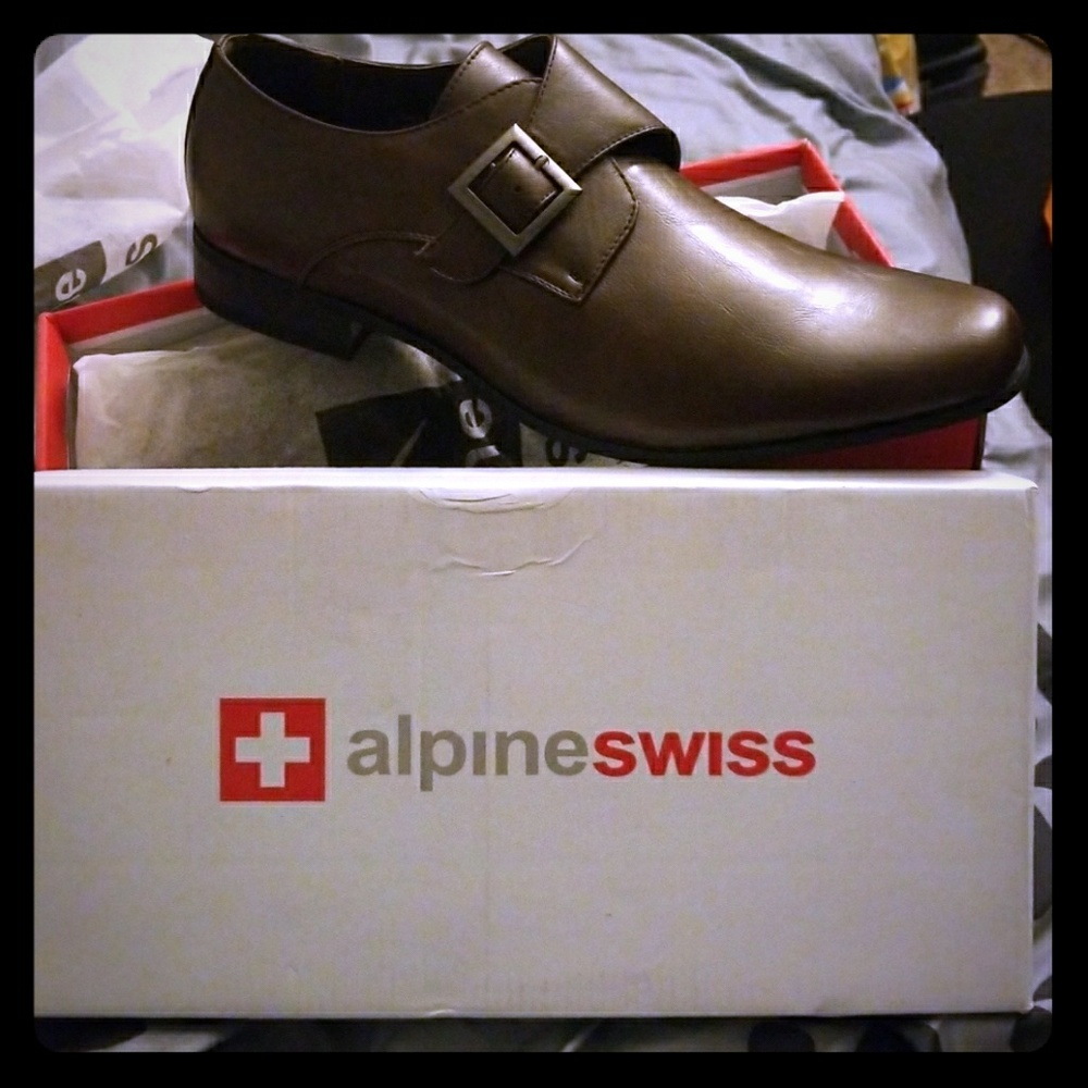 Alpine Swiss Mens Dress Shoes