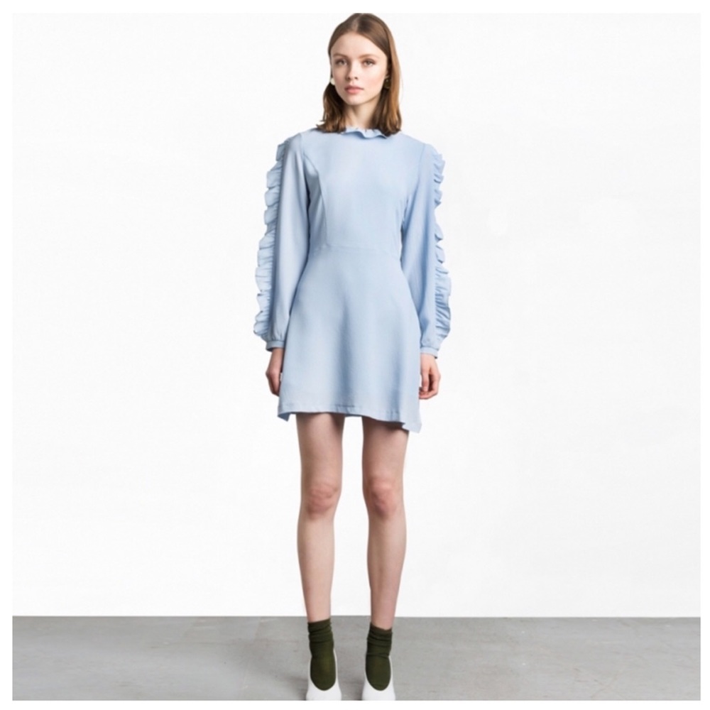 ‼️LAST CALL PRICE FIRM Ruffle Sleeve Dress - Picture 5 of 8