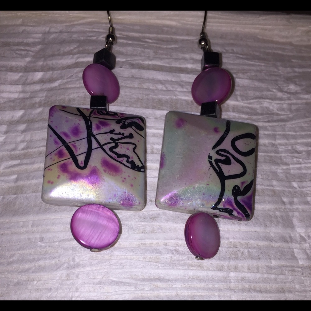 Funky dangle earrings!