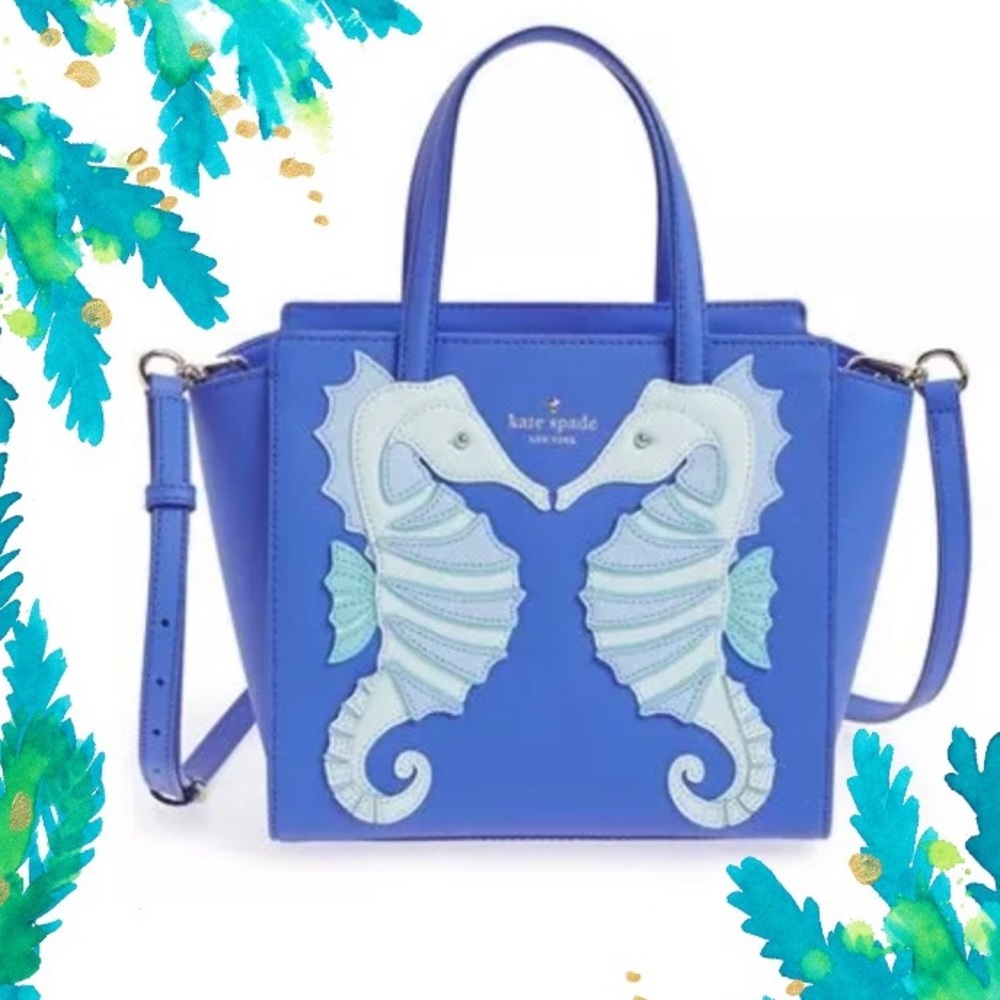 Kate Spade Breath Of Fresh Air Small Seahorse bag